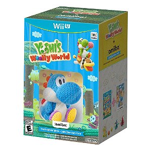 Jogo Yoshi's Woolly World + Light Blue Yarn Yoshi - Wii U