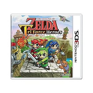 Jogo The Legend of Zelda: Tri Force Heroes - 3DS (Japonês)