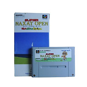 Jogo Super Naxat Open - SNES (Japonês)