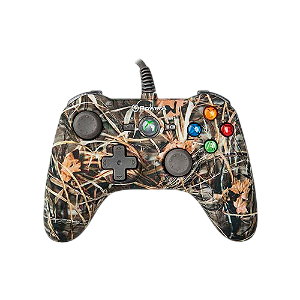 Controle Com Fio Mini (Edição RealTree Camouflage) Marrom e Branco - PowerA