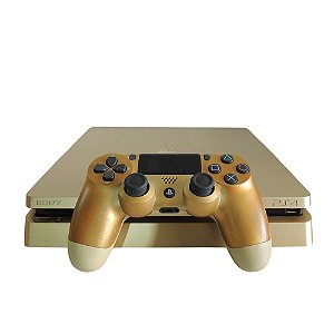 Console PlayStation 4 Slim 1TB Dourado - Sony