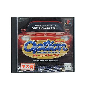 Jogo Option Tuning Car Battle - PS1 (Japonês)