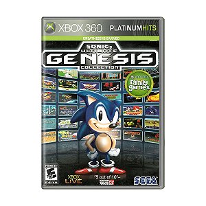 Jogo Sonic's Ultimate Genesis Collection - Xbox 360 (Lacrado, Platinum Hits)