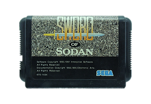 Jogo Sword of Sodan - Mega Drive (Japonês)