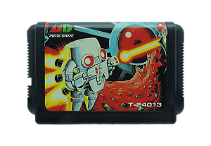 Jogo Atomic Robo-Kid - Mega Drive (Japonês)