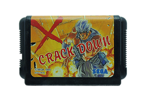 Jogo Crack Down - Mega Drive (Japonês)