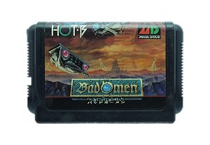 Jogo Bad Omen - Mega Drive (Japonês)