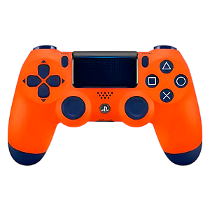Controle Dualshock 4 Sunset Orange sem fio - Sony