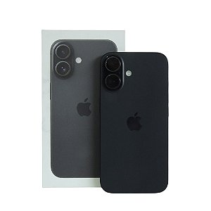 Celular Iphone 16 Preto, 6,1" Pol, 128GB, 8GB RAM - Apple