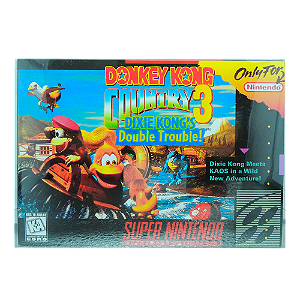 Jogo Donkey Kong Country 3: Dixie Kong's Double Trouble! - SNES (REPRO)