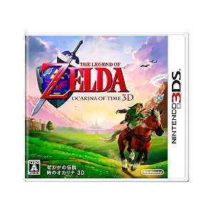 Jogo The Legend of Zelda: Ocarina of Time 3D - 3DS (Japonês)