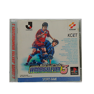 Jogo World Soccer Jikkyou Winning Eleven 3 - PS1 (Japonês)