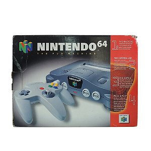 Console Nintendo 64 Cinza - Nintendo (Item Decorativo - Nâo funciona)