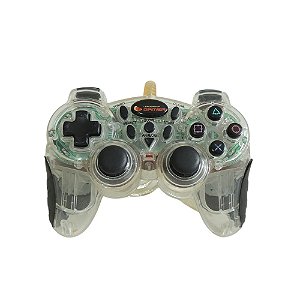 Controle Transparente Para Ps1 e Ps2 - Leadership Gamer