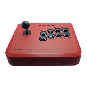 Controle Arcade Stick USB Vermelh Para PS3 e PC - Elecom