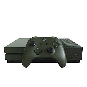 Console Xbox One S 1TB (Millitary Green) - Microsoft