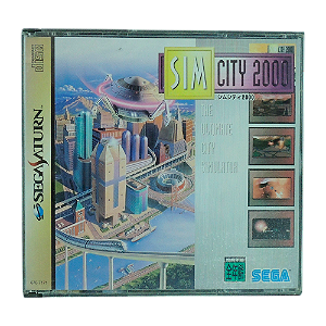 Jogo SimCity 2000 - Sega Saturn (Japonês)