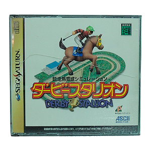 Jogo Derby Stallion - Sega Saturn (Japonês)