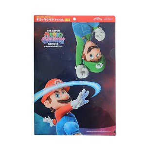 Pasta promocional Mario Galaxy Movie: Mario e Luigi - Suntory Craft Boss