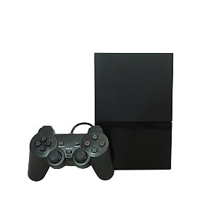 Console PlayStation 2 Slim Preto - Sony (Desbloqueado 1.53)