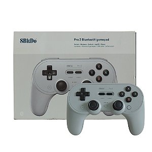 Controle 8BitDo Pro 2 Wired (Cinza) - 8BitDo