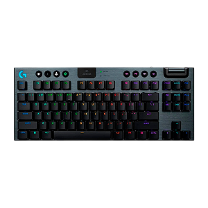 Teclado Gamer G915X Lightspeed TKL Sem Fio, Preto, RGB, 75%, Switch Mecanico GL - Logitech