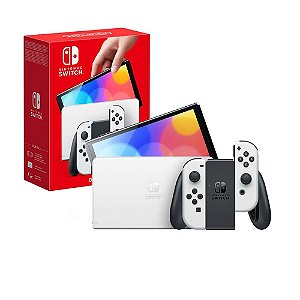 Console Nintendo Switch OLED Branco/Branco - Nintendo (Desbloqueado)