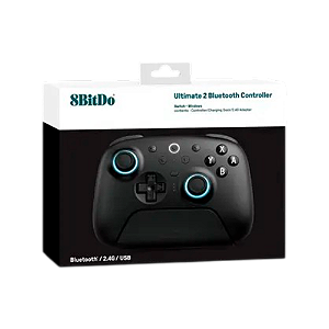 Controle Ultimate 2, Bluetooth, Preto - 8BitDo