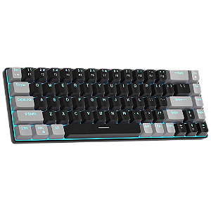 Teclado Mecânico Gamer MK-Box Preto Switch Red com fio - Magegee