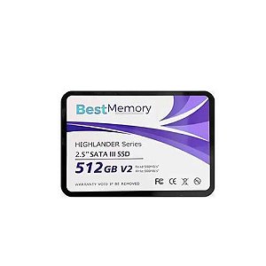 SSD Sata III 2.5" 512GB - Best Memory