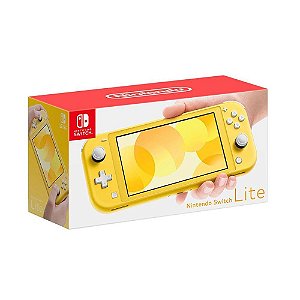 Console Nintendo Switch Lite Amarelo - Nintendo (Japonês)