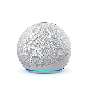 (NOVO) Smart Speaker Amazon Echo Dot 4ª Geração Com Alexa Branco (Lacrado)