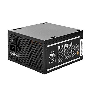 Fonte Thunder 600W, 80 Plus Bronze - Mancer