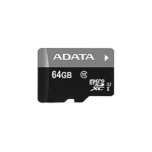 Cartão de Memória Micro SD 64GB - Adata
