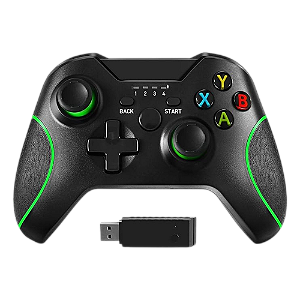 Controle AL-6113W Joystick Sem Fio Preto para PC (NOVO)