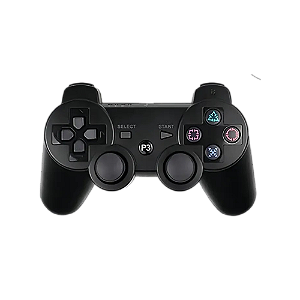 Controle Alto-3W Sem Fio Preto para PS3 (NOVO)