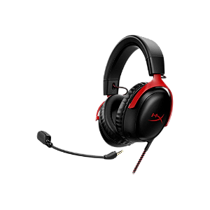 Headset Gamer Cloud III com fio Preto/Vermelho - HyperX (OPEN BOX)