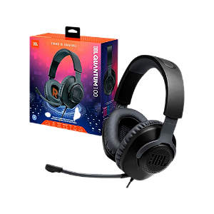 Headset Gamer Quantum 100 M2 com fio Preto - JBL