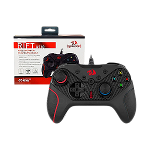 Controle Gamer Rift G710 USB Wired - Redragon (NOVO | EMBALAGEM)