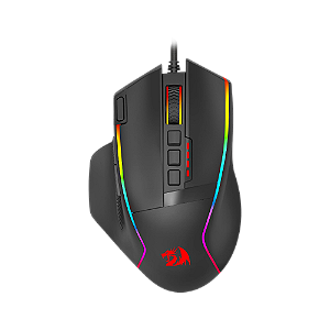 Mouse Gamer com Fio Swain V2, RGB, 26000 DPI, 9 Botões, Wired, Preto - Redragon(NOVO | EMBALAGEM)