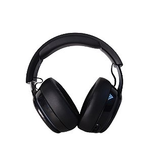 Headset Gamer Captain 300 Black sem fio com Led azul - Gtheos