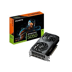 Placa de Vídeo NVIDIA GeForce RTX 5050 Windforce OC, 8GB, GDDR6, 128-bit - Gigabyte