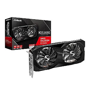 Placa de Vídeo Challenger AMD Radeon RX 6600, 8GB, GDDR6 128-bits - Asrock