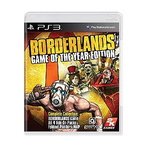 Jogo Borderlands (Game of the Year Edition) - PS3