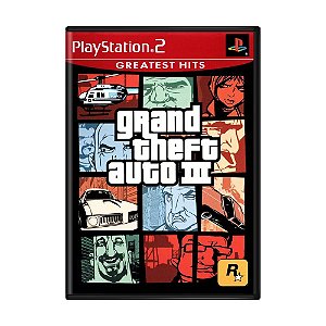 Jogo Grand Theft Auto III - PS2 (Greatest Hits)