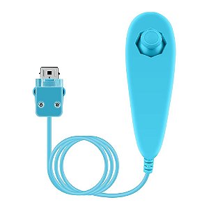 Controle Nunchuk Azul Paralelo - Wii