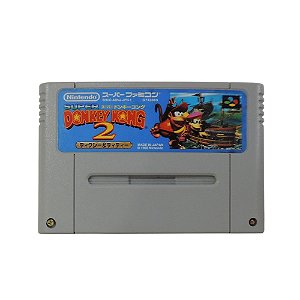 Jogo Donkey Kong Country 2: Diddy's Kong Quest - SNES (Japonês)
