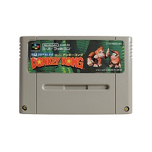 Jogo Donkey Kong Country - SNES (Japonês)