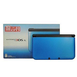 Console Nintendo 3DS XL Azul - Nintendo (Desbloqueado)