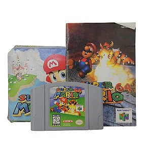 Jogo Super Mario 64 - N64